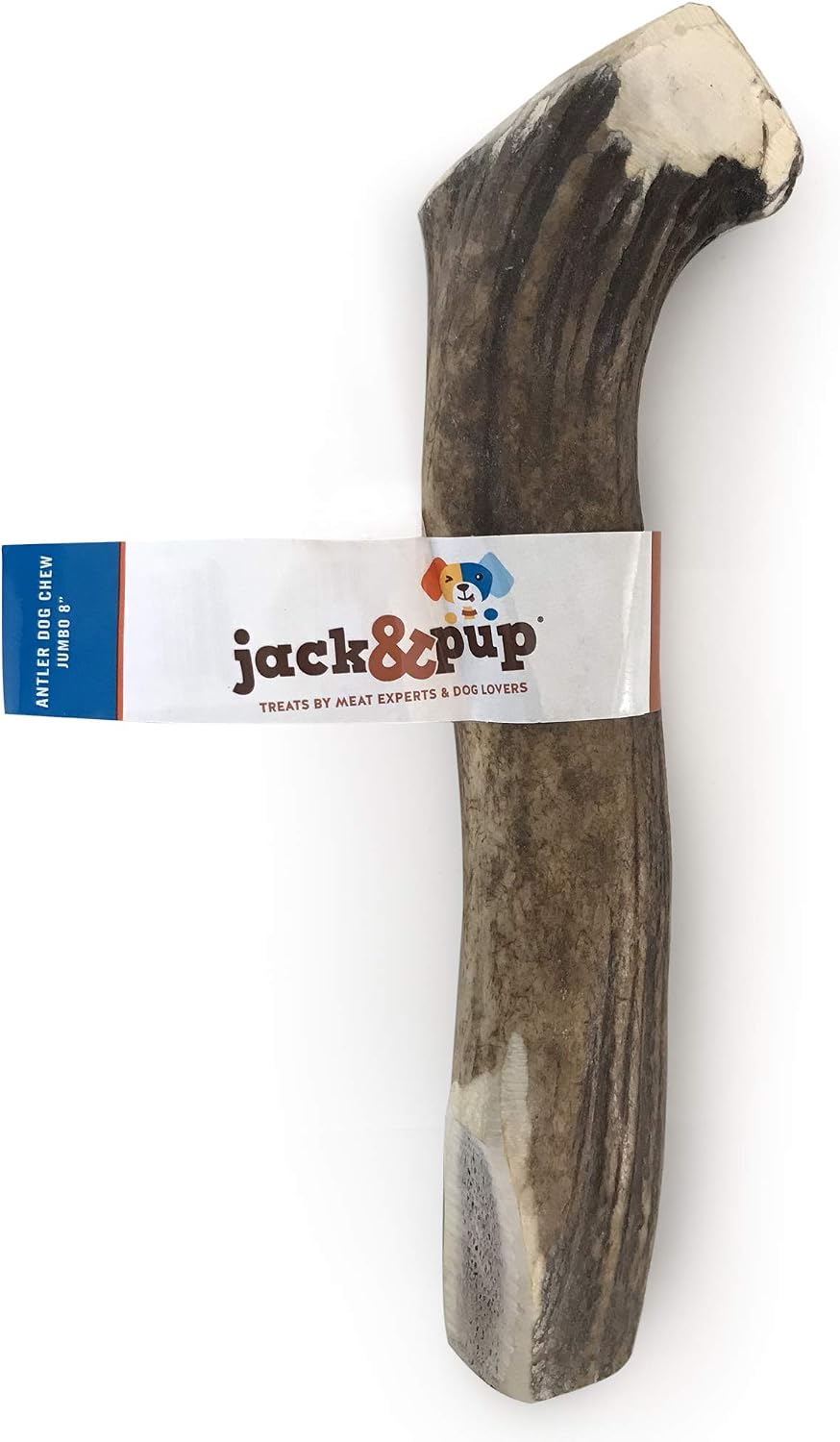 Jack & Pup Elk Antlers for Dogs, All Natural Dog Bones for Aggressive Chewers, Premium Dog Bone Chew - Elk Antler Dog Chew for Large…