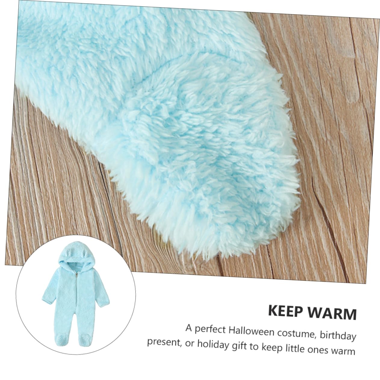 TENDYCOCO Children's Clothing Kids Jumpsuit Newborn Hooded Coat Newborn Jumpsuit Newborn Romper Newborn Jacket Kids Clothes Cute Jumpsuit Bodysuit Romper Warm Coat Rompers Winter Cotton Baby