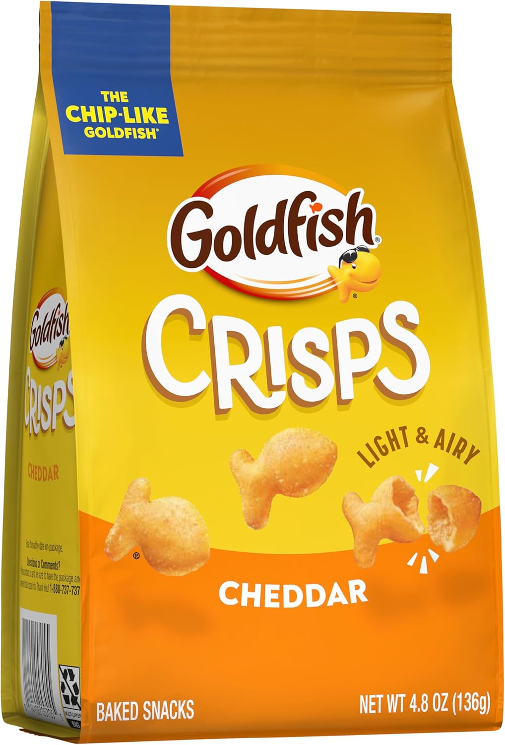 Crisps Cheddar Baked Chip Craers, Bag