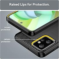 Vista 7 de Funda para Motorola Moto G Power 5G 2023, con protector de pantalla HD, absorción de golpes de poliuretano termoplástico flexible para Motorola Moto