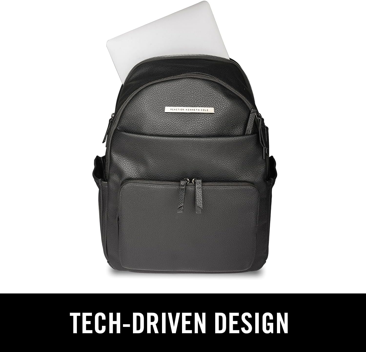 Kenneth Cole Reaction Marley Double Compartment Vegan Leather Womens 15" Laptop Fashion Backpack - Image 6