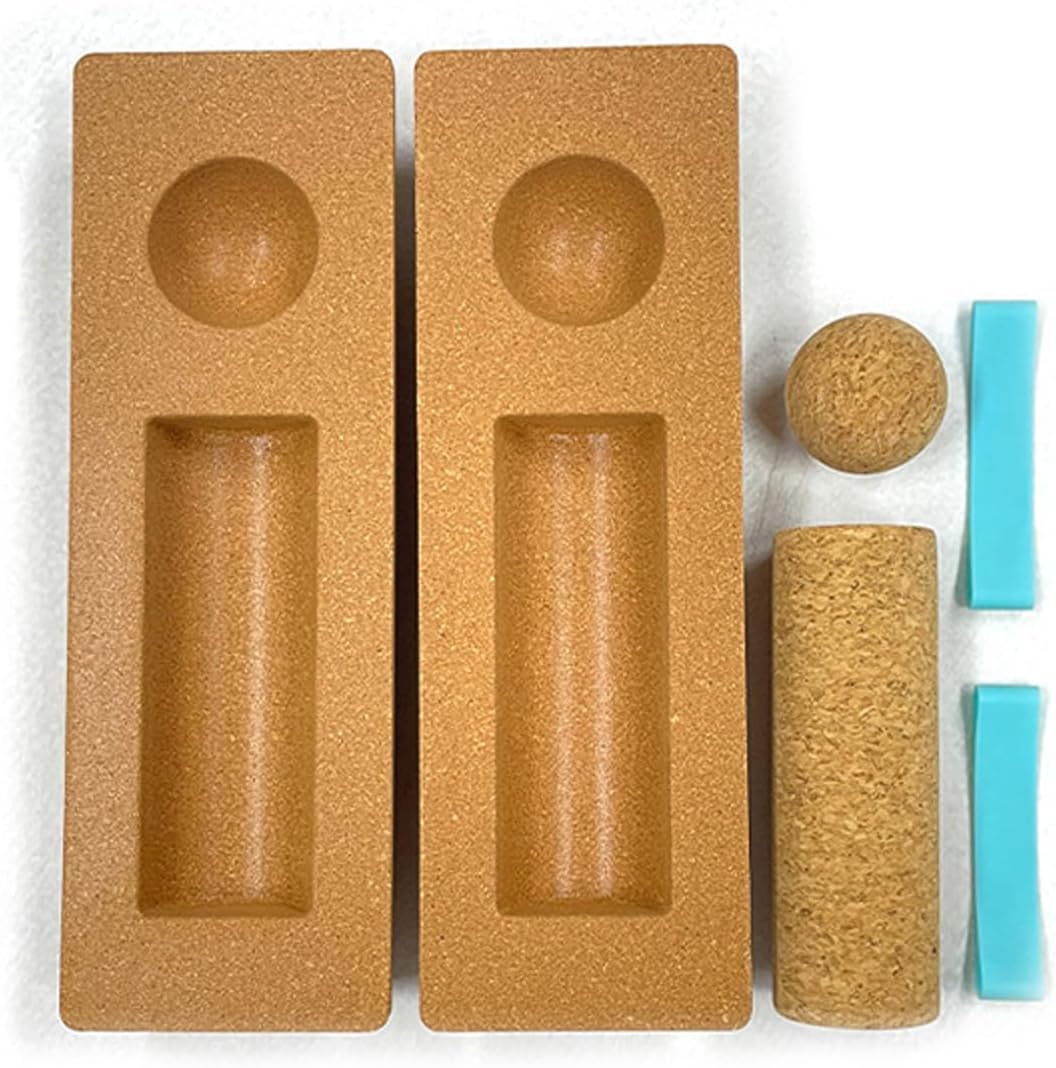 Cork Stability Trainer Balance Board Cork Foot Strengthener Massage Column Gym Accessories Enhances Foot Function Ankle Stability Trainer