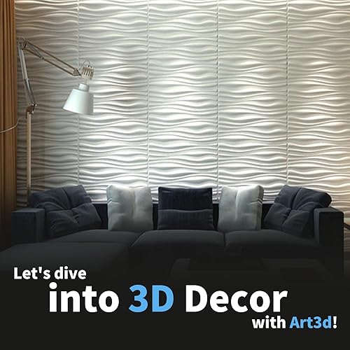 Miniatura 80 de Art3d Panel de pared de 19.7 x 19.7 pulgadas (paquete de 12) color negro