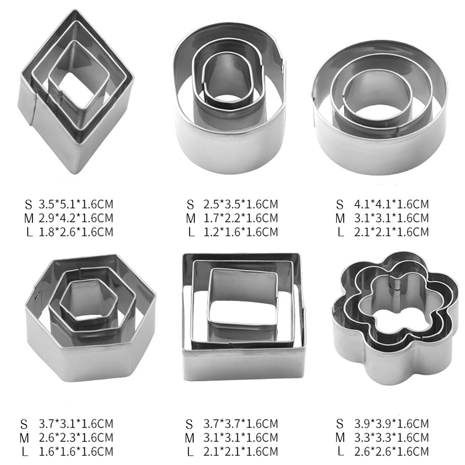 Amazon | クッキー型 30点セット ステンレス 抜き型セット クッキー