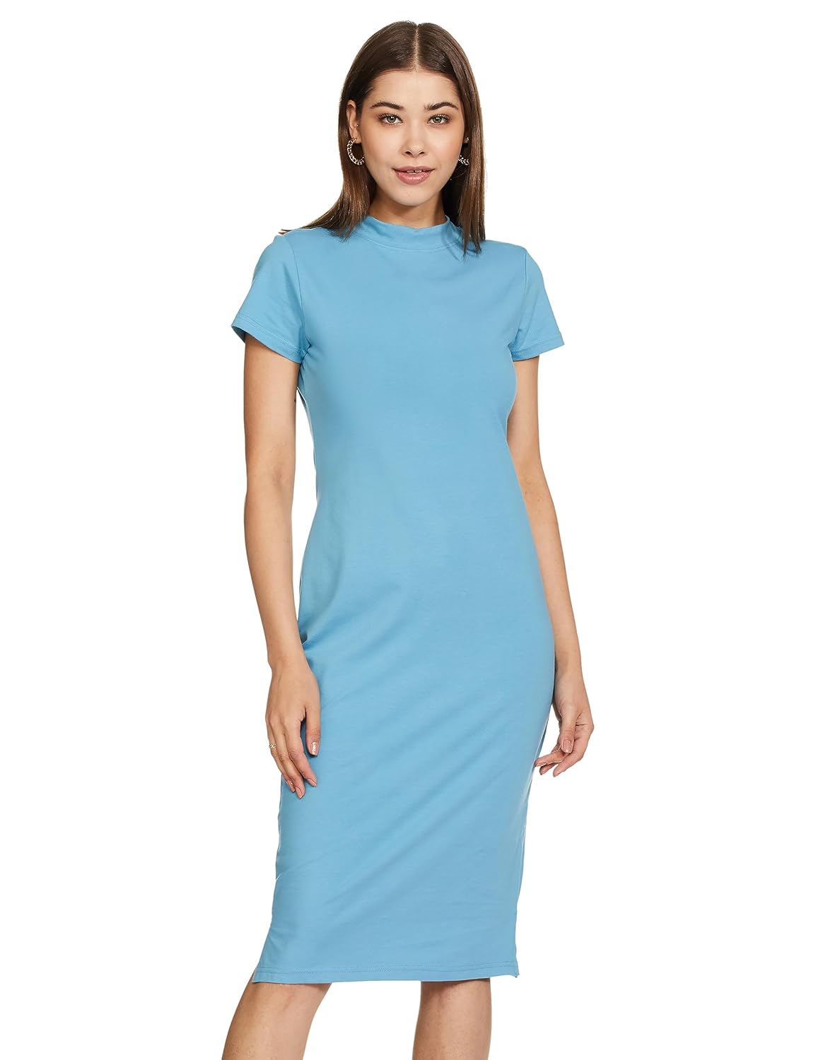 Amazon Brand – Symbol Women’s Cotton Bodycon One Piece Midi-Length Dress (Available in Plus Sizes) Amazon Brand – Symbol Women’s Cotton Bodycon One Piece Midi-Length Dress (Available in Plus Sizes)