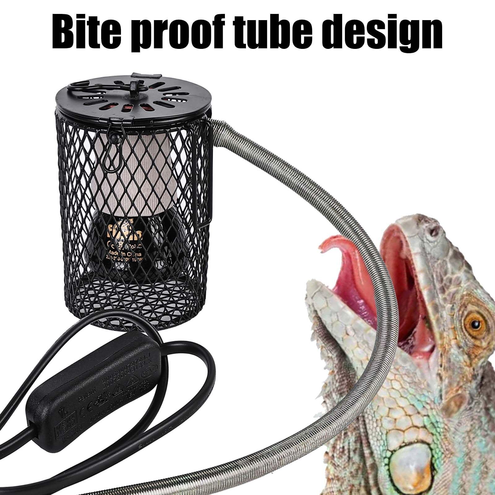 Warmtelamp Voor Reptielen En Amfibieën - 100W Keramische Gloeilamp Voor Optimale Verwarming