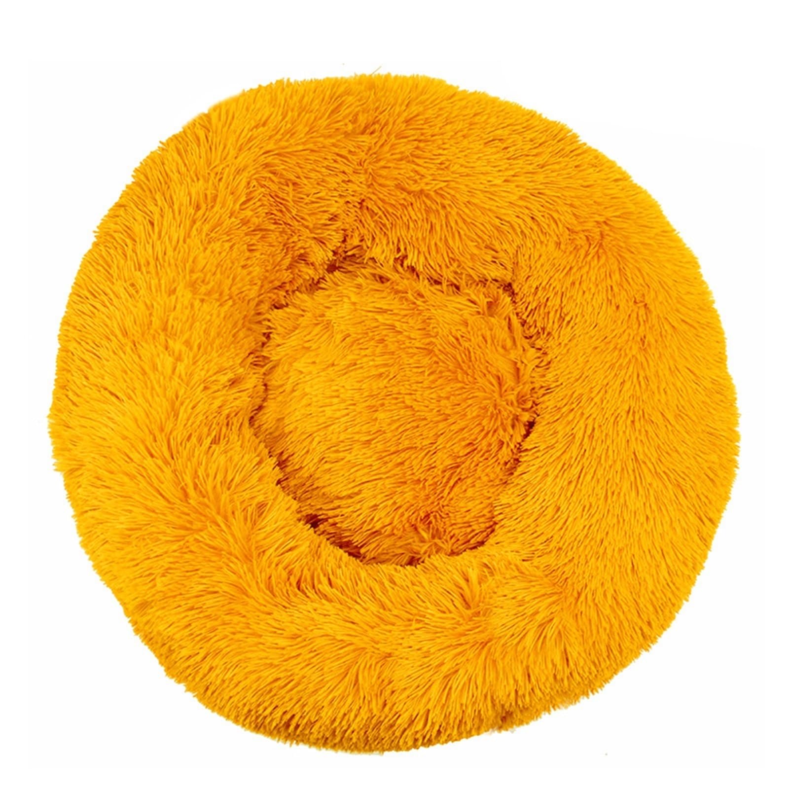 Cuccia for cani confortevole ciambella coccola cuccia rotonda for ultra morbida lavabile cuscino for e gatti letto caldo invernale divano (R,4XL 110CM)