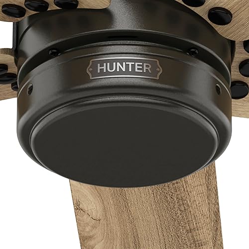Miniatura 8 de Hunter Fan Company 52264 Burton - Ventilador de techo, bronce noble
