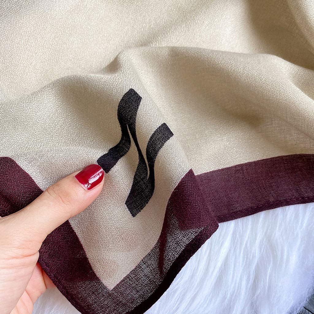 Bufanda de Mujer, pañuelo cálido de Invierno para el Cuello, Hijab, Bufandas, chales para Mujer, pañuelos, estolas Florales