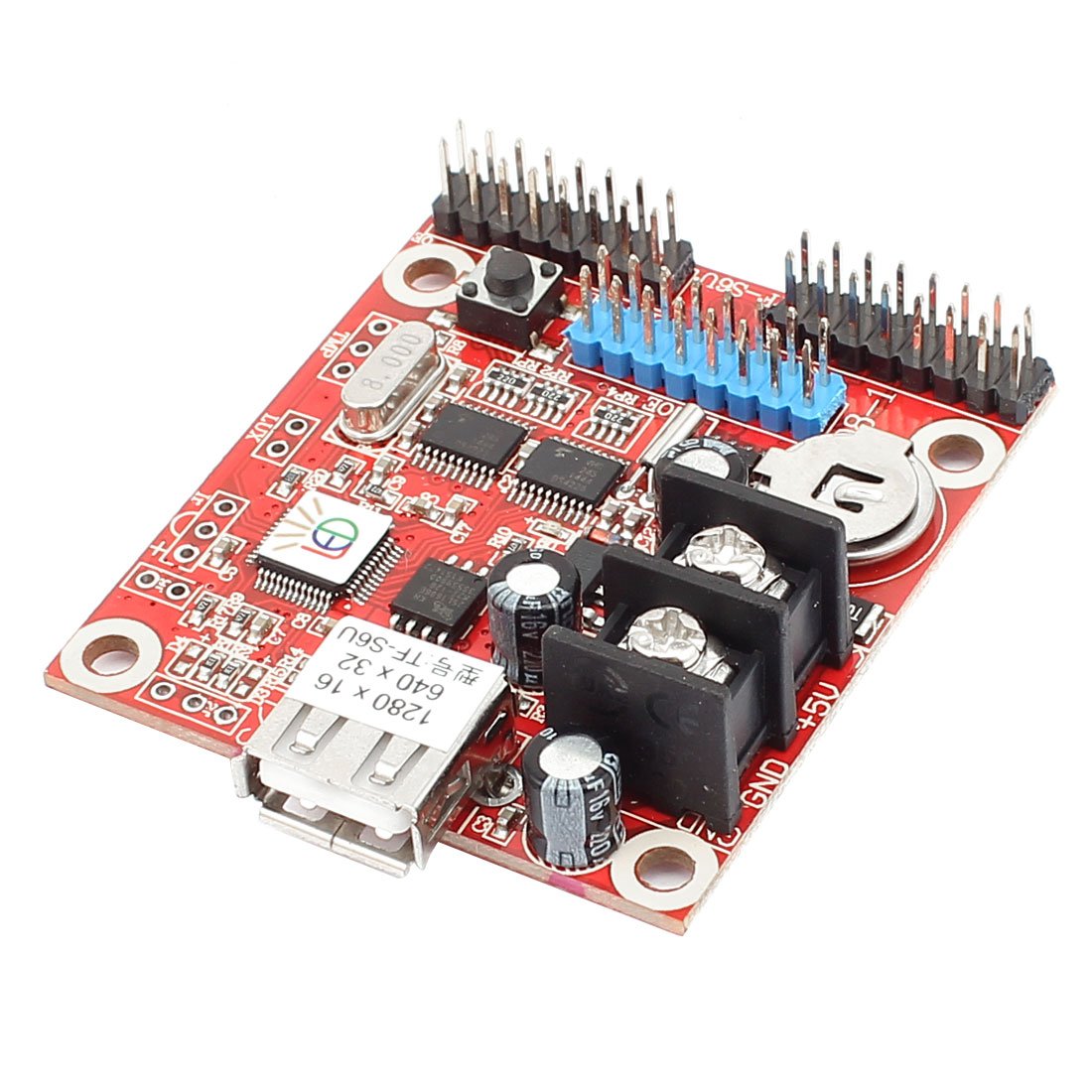 Aexit TF-S6U USB DIY component Port U-disk LED Screen Display Controller Card P10 Module