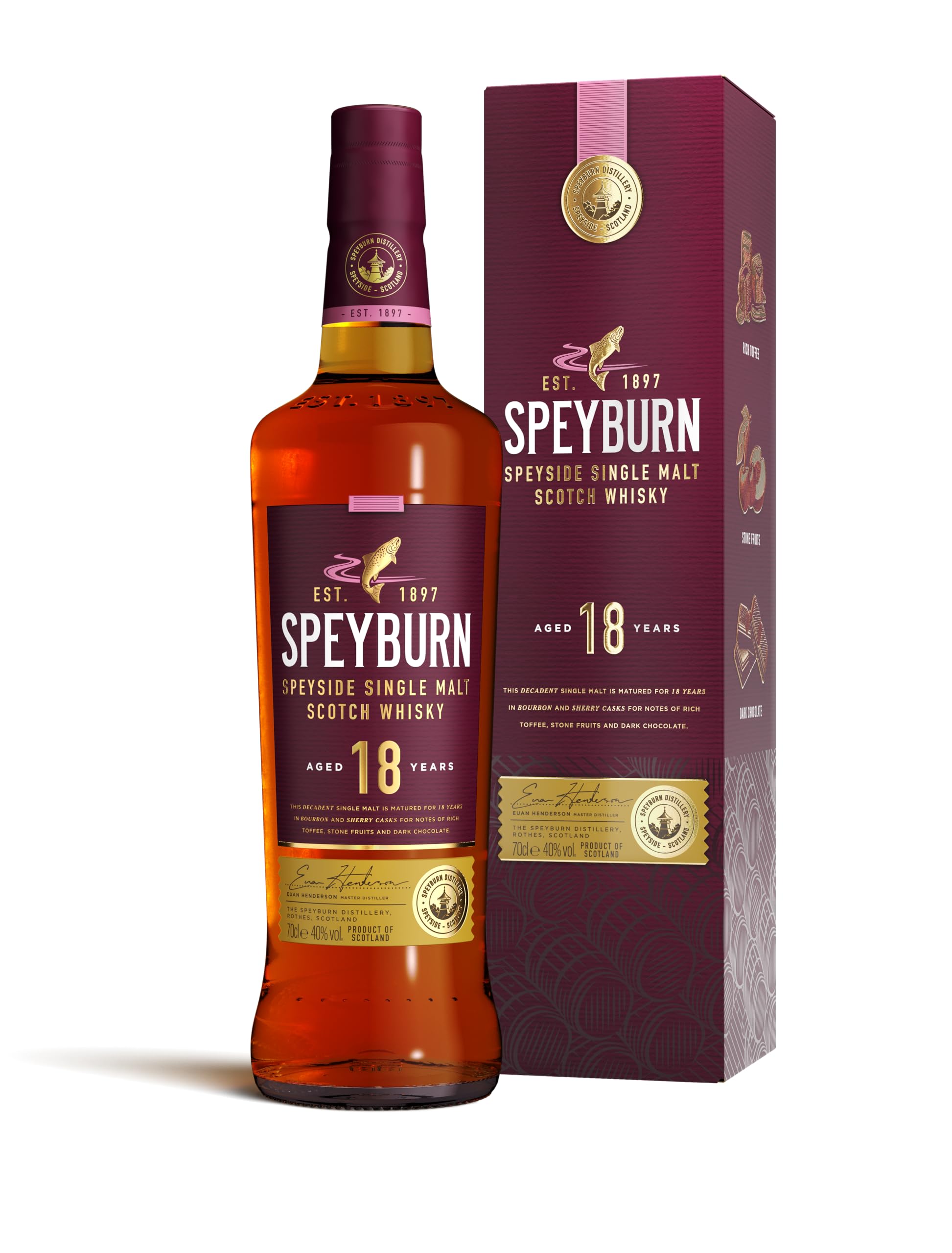 SPEYBURN 18年 スコッチウイスキー ボトル Speyburn 46% Vol Malt Scotch Whisky 18 Year Old, 70 cl SPEYBURN-18