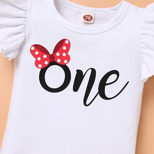 Miniatura 3 de IMEKIS Traje de 1er cumpleaños para bebé niña con estampado de girasol y durazno + pantalones cortos con volantes + diadema para sesión de fotos de