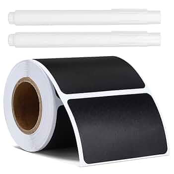 Etichette Lavagna LAPONO - 300 Pezzi, 6x4cm, Con Penna A Gesso, Riutilizzabili - Foto 5