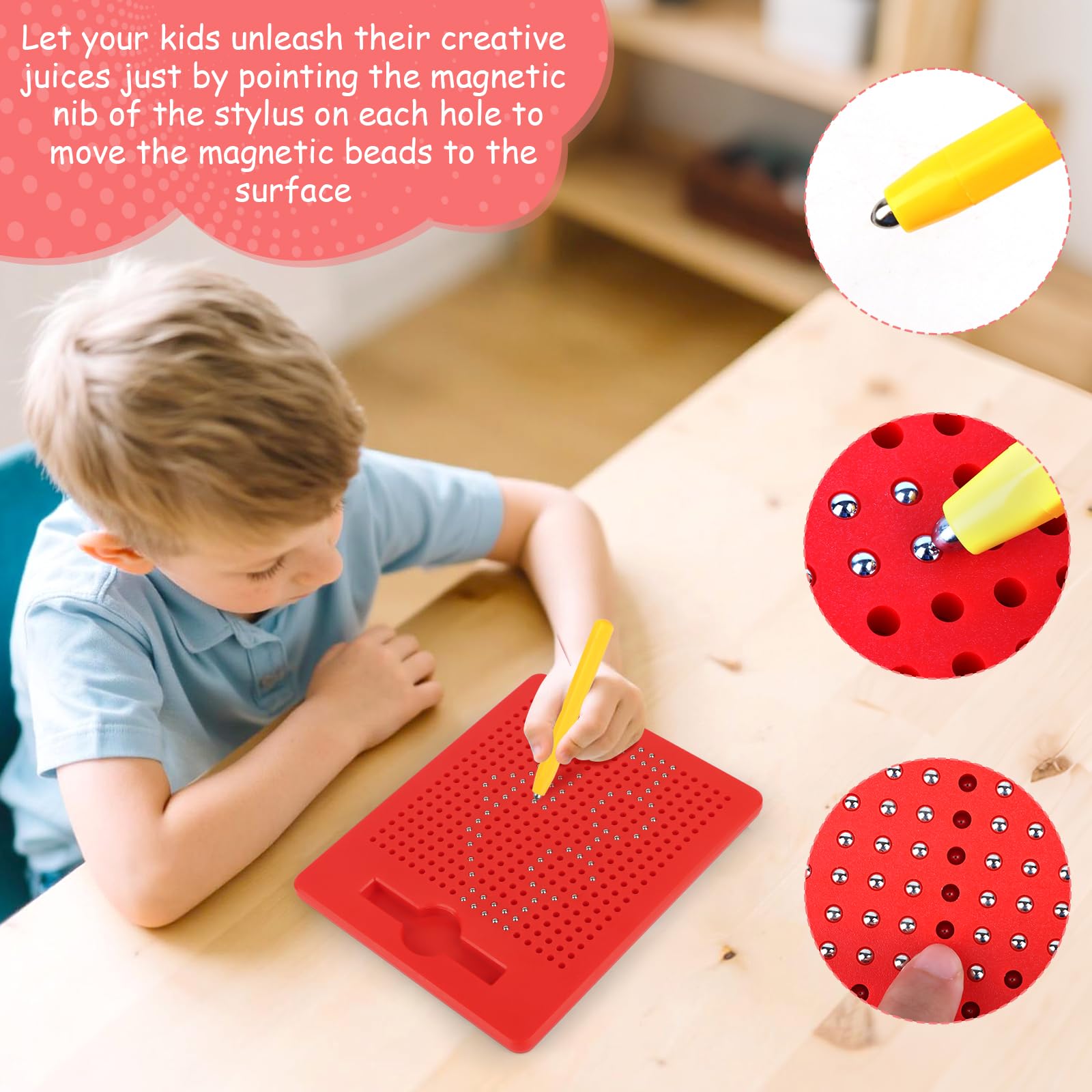 MXTIMWAN Magnetische Zeichenbretter 2er Set - Lernspielzeug Für Kinder Ab 3 Jahren