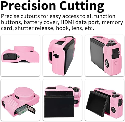 Miniatura 46 de Easy Hood G7X Mark II Case G7X Funda de silicona para cámara, funda protectora de silicona suave para cámara réflex digital Canon Powershot G7X Mark