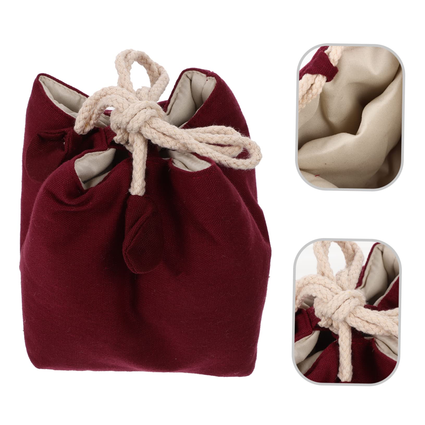 MAGICLULU 5pièces Pochette De Rangement Décorative Pour Thé De Transport Pour Accessoires De Thé Pochette à Tasse à Tirer De Rangement Pratique Pour Maison Voyages