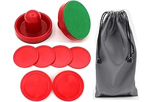MD Sports Air Hockey Paddles and 6 Pucks Set | Small Paddles...