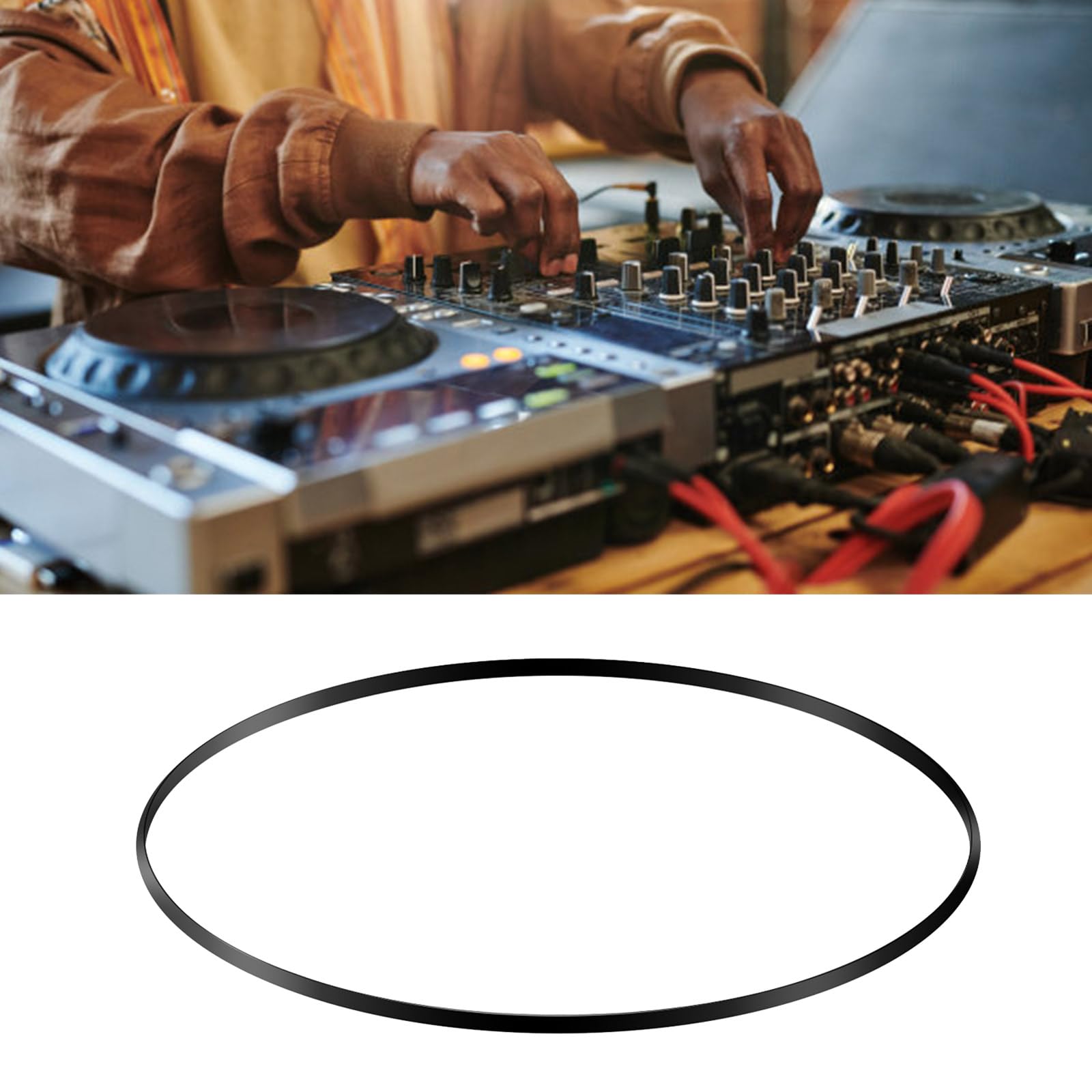 100 Cinghie Piatte Per Registratori - Gomma, Larghezza 2 Mm, Miscela Di Lunghezze - Foto 8