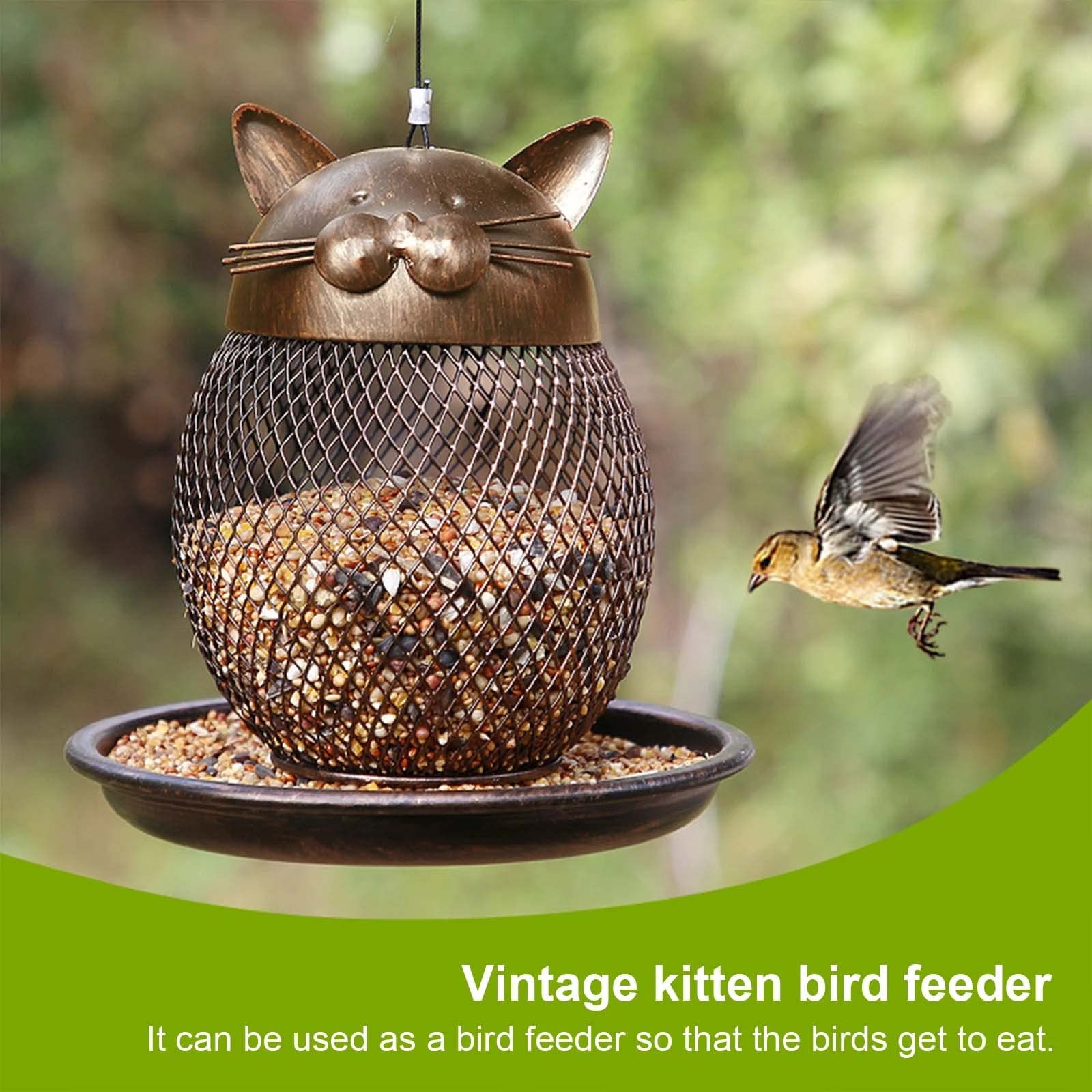 Vogelfutterspender fensterbank Wildvögel Futtersilo zum Anlocken von Wildvögeln im Freien im Garten