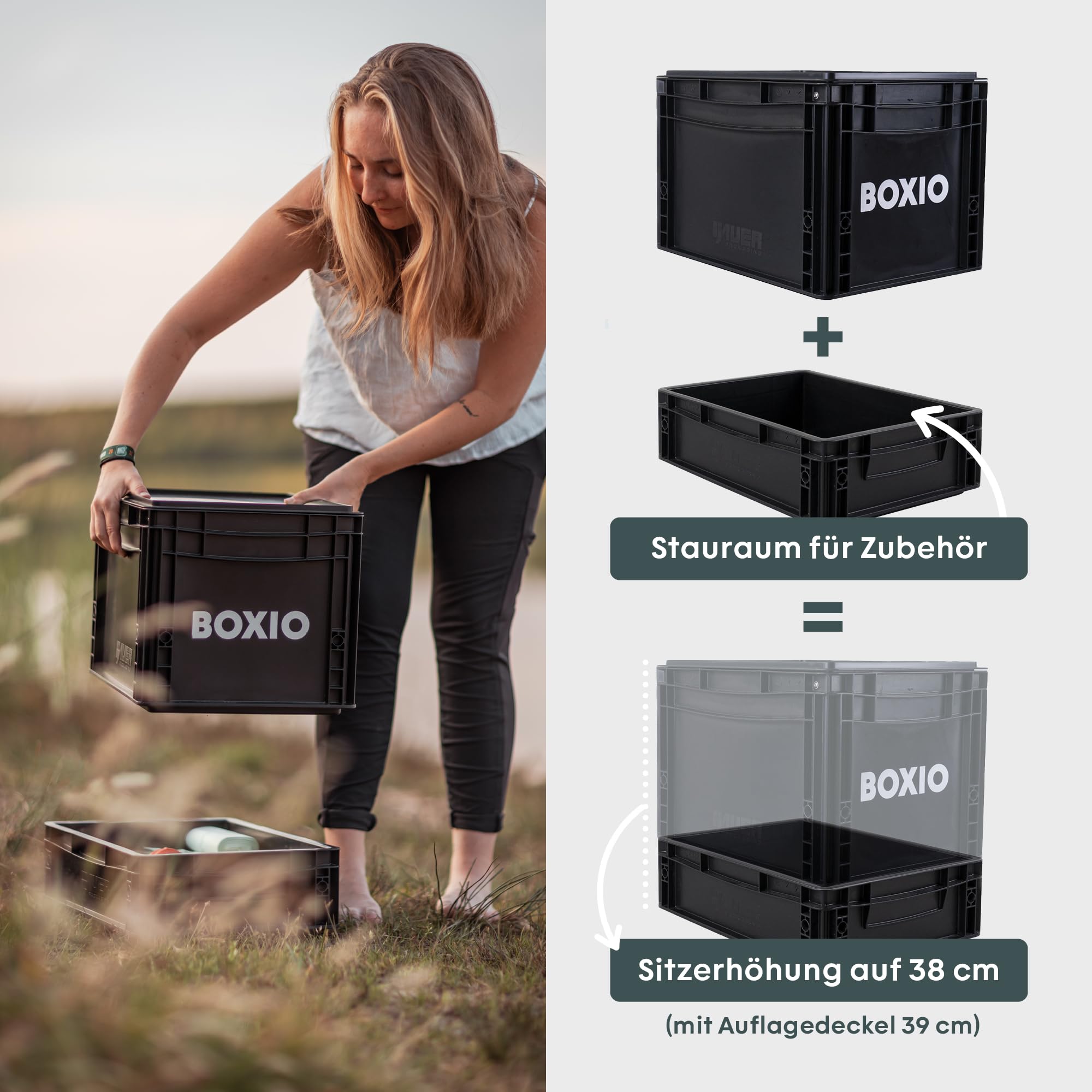 BOXIO - Sanitary Edition: Mobiles Camping Badezimmer All-in-one Lösung