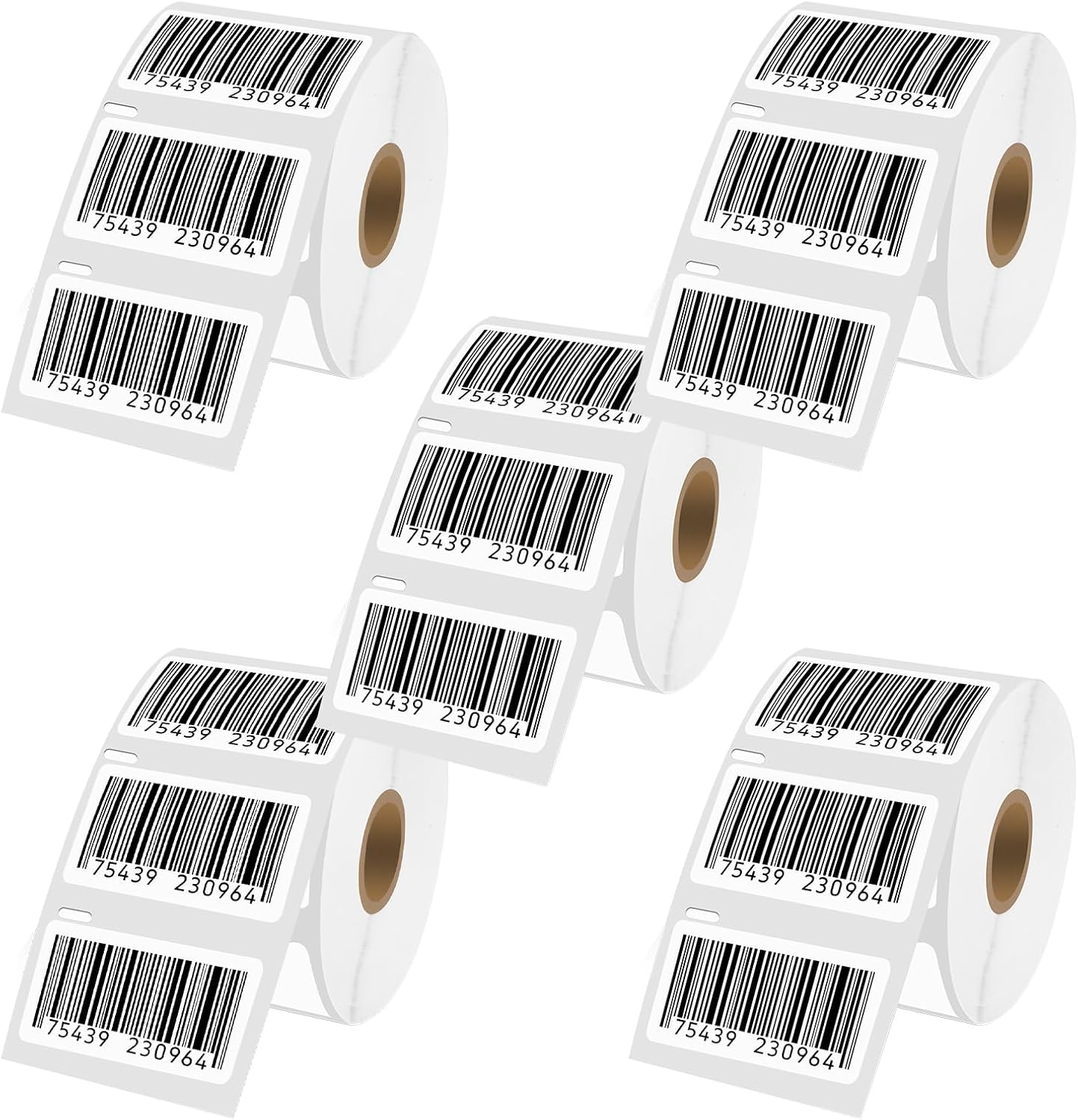 Label for Label Writer Printers, Compatible with DYMO 30334 Labelwriters 300 310 320 330 400 Duo 450 Twin Turbo Label Printers, 2-1/4" x 1-1/4"(57mm x 32mm), 5 Roll of 5000 Labels