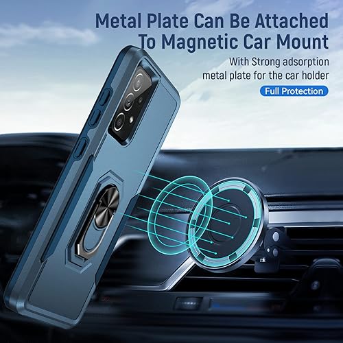 Miniatura 3 de Fucozan Funda para Samsung Galaxy A52 5G Galaxy A52 4G con anillo de soporte, resistente protección de grado militar a prueba de golpes para Galaxy