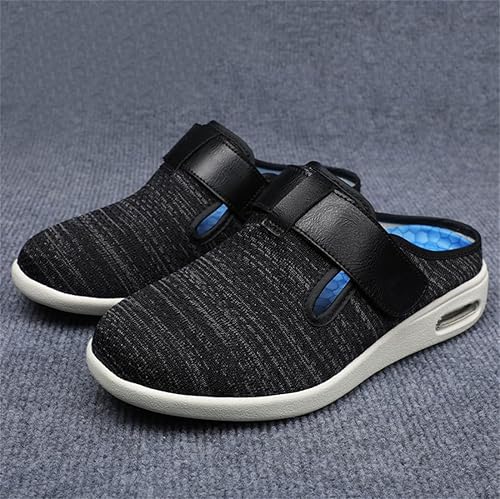Miniatura 5 de Zapatos para diabéticos para hombre y mujer, zapatos para caminar de ancho ancho, ajustables, antideslizantes, para personas mayores, edema plantar,