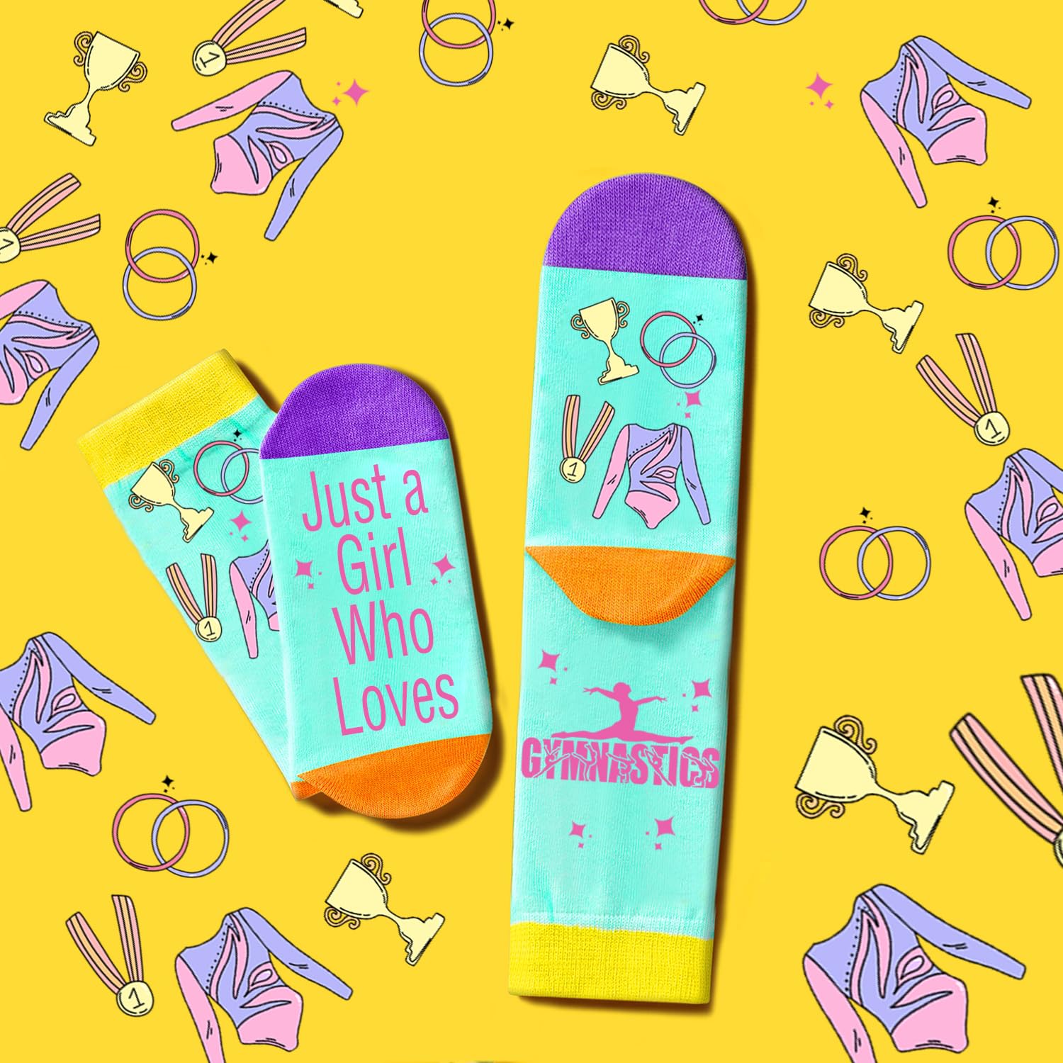 Gymnastics Stuff Gymnastics Makeup Bags Gymnastics Necklace Gymnastics Gifts Socks Gymnastics Stickers-Gymnastics Lovers Gifts