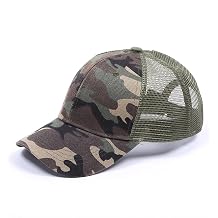 2026 Baseball Cap Men's Camo Mesh Unisex Hats Caps Washed Unstructured Trucker Hat