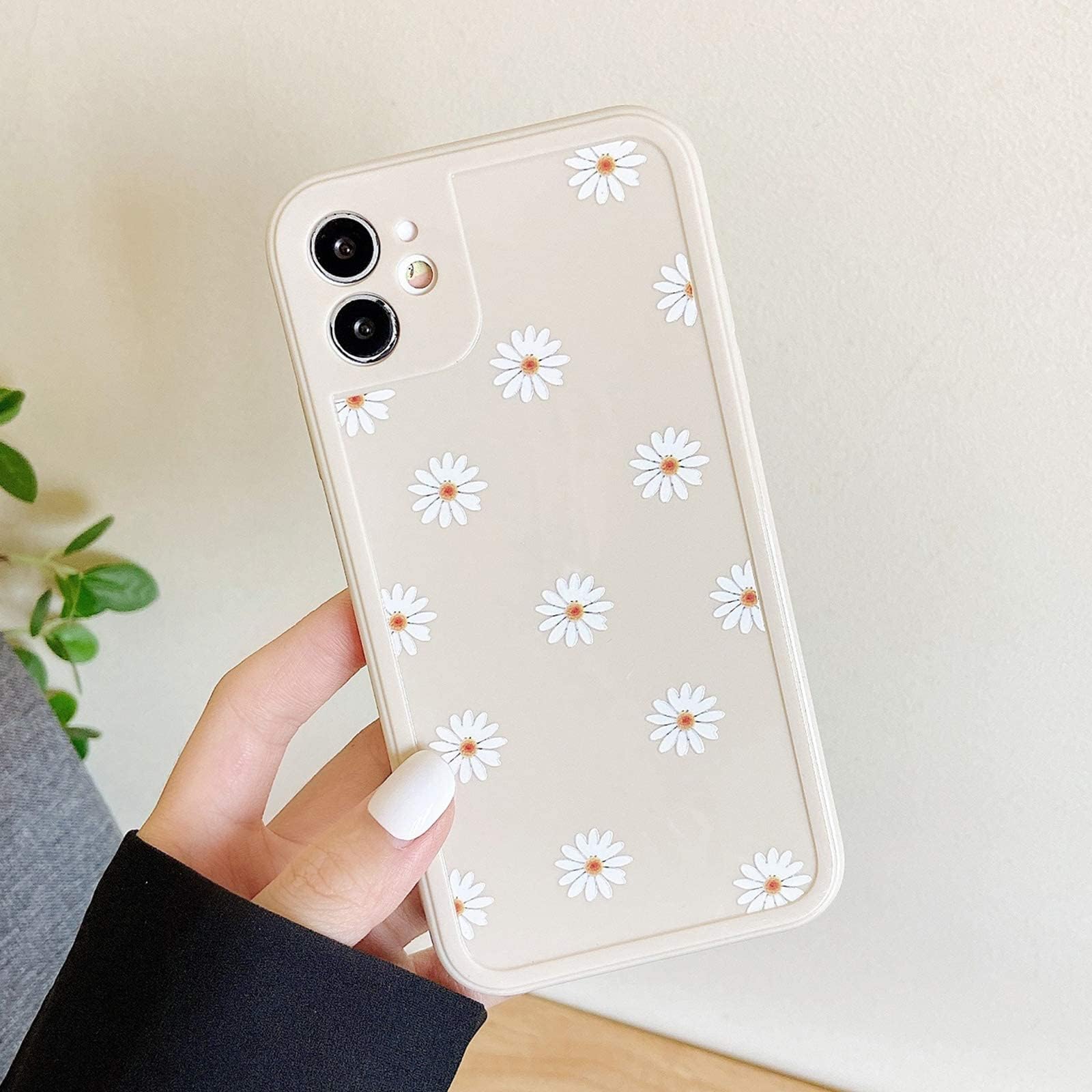 Coque Souple IPhone Motif Fleurs - Anti-choc - Compatible Nombreux Modèles (11 à 16 Pro Max)