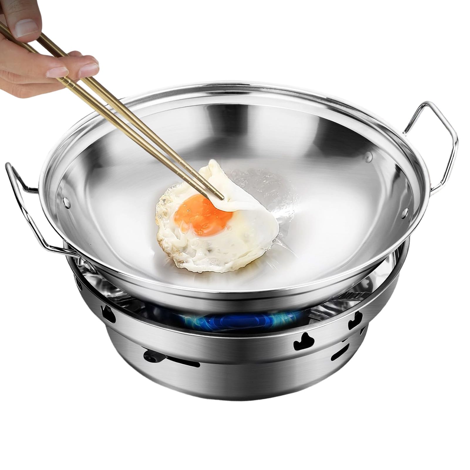 Réchaud de camping portable idéal pour la pêche et les pique-niques sur le patio