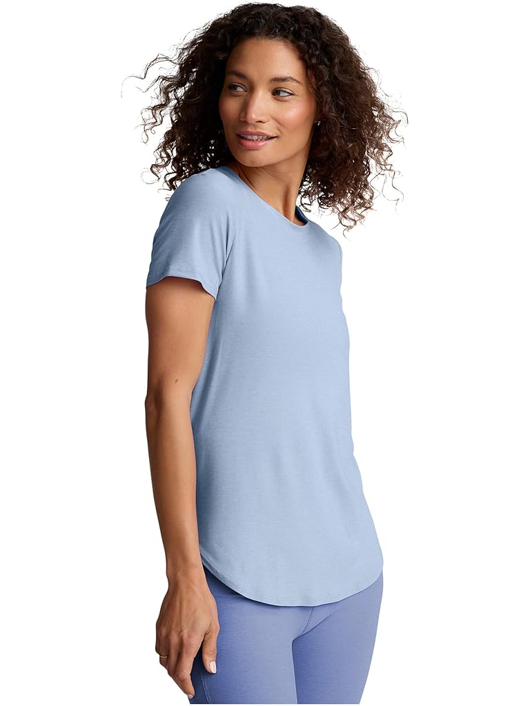 Blue Beyond Yoga Featherweight On The Down Low Tee