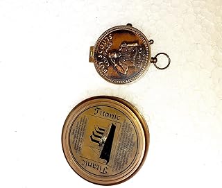 2.03 pulgadas aproximadamente marrón antiguo 2 PIC Soild latón Poket Brújula Poema MAGNTICK Brújula Tamaño 5.24 cm Aprox. Colores Marrón Antiguo