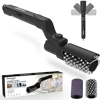 Electric Electric Grill Brush with 3-Speed Modes
