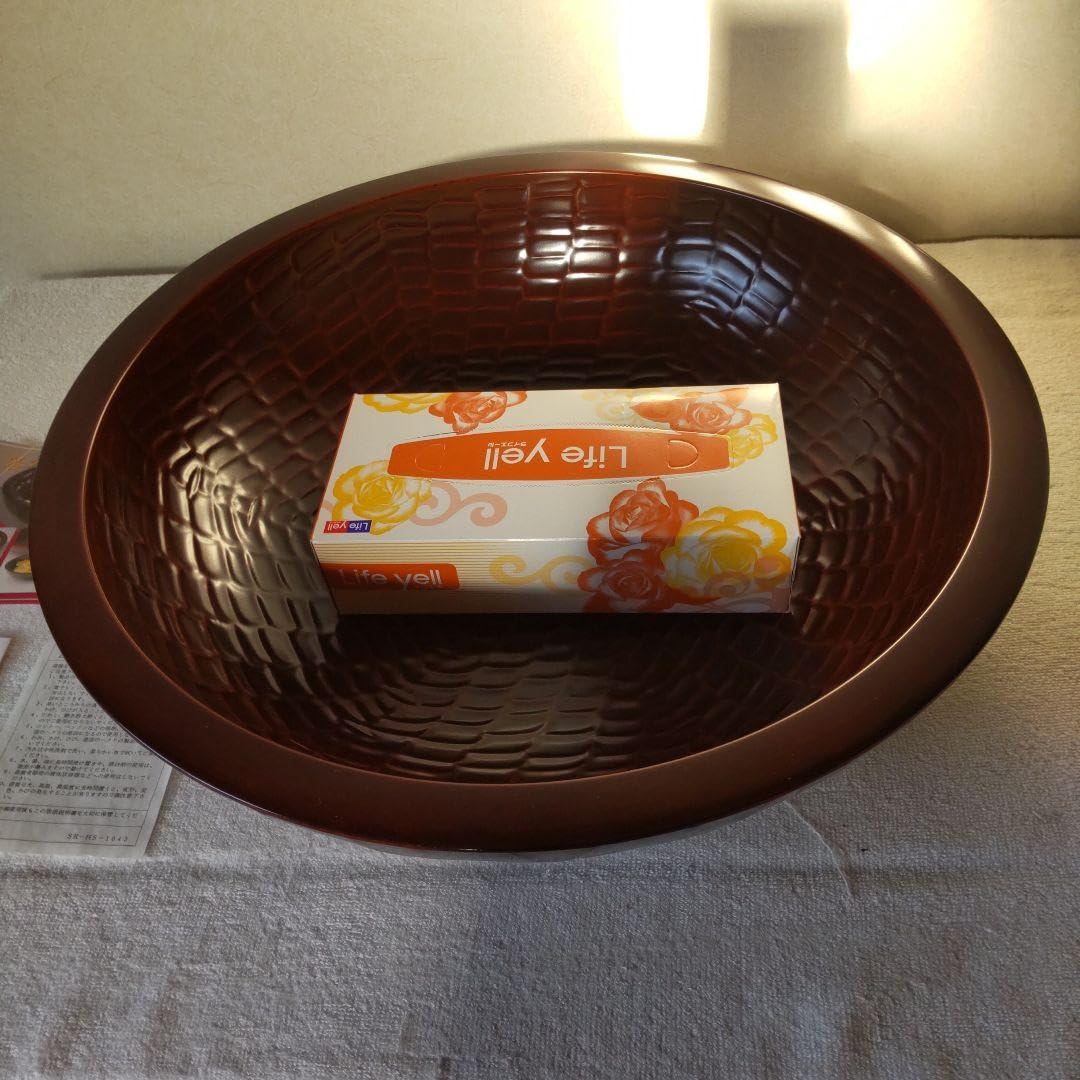 Amazon｜木曽漆器 45㎝ 木鉢 こね鉢 盛り鉢 大鉢｜そば・うどん用具 