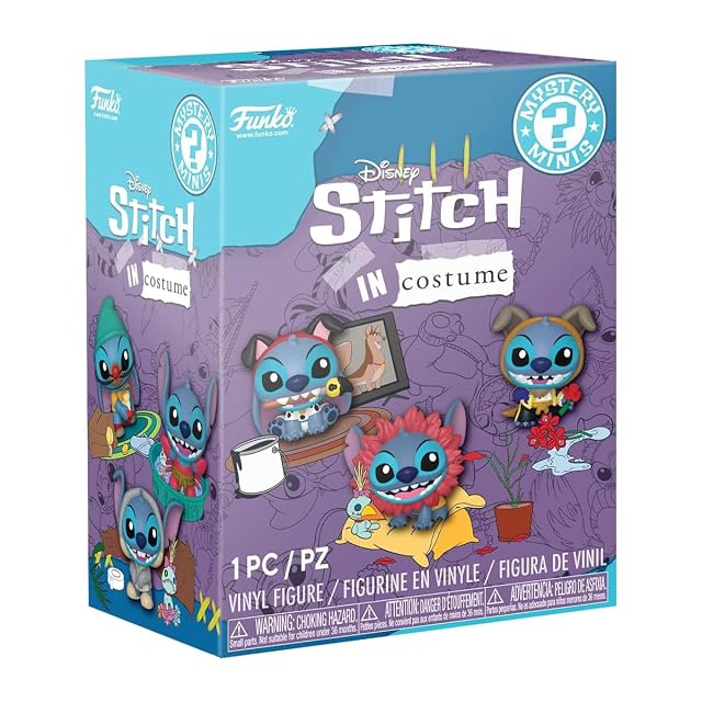 Funko Mystery Mini - Disney - Stitch In Costume - 1 of 12 To Collect - Styles Vary
