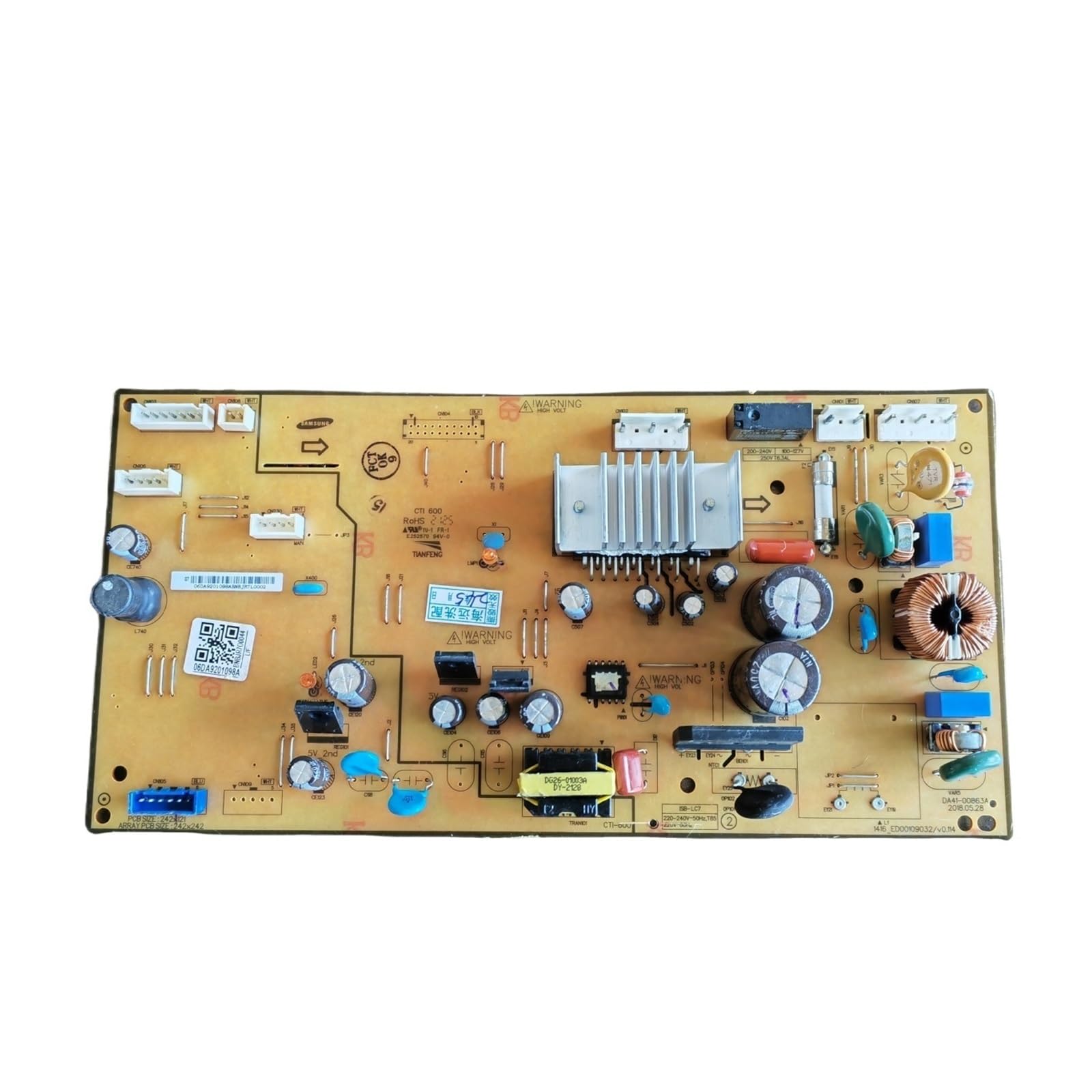 Carte mère de compresseur de réfrigérateur à onduleur DA9201098A