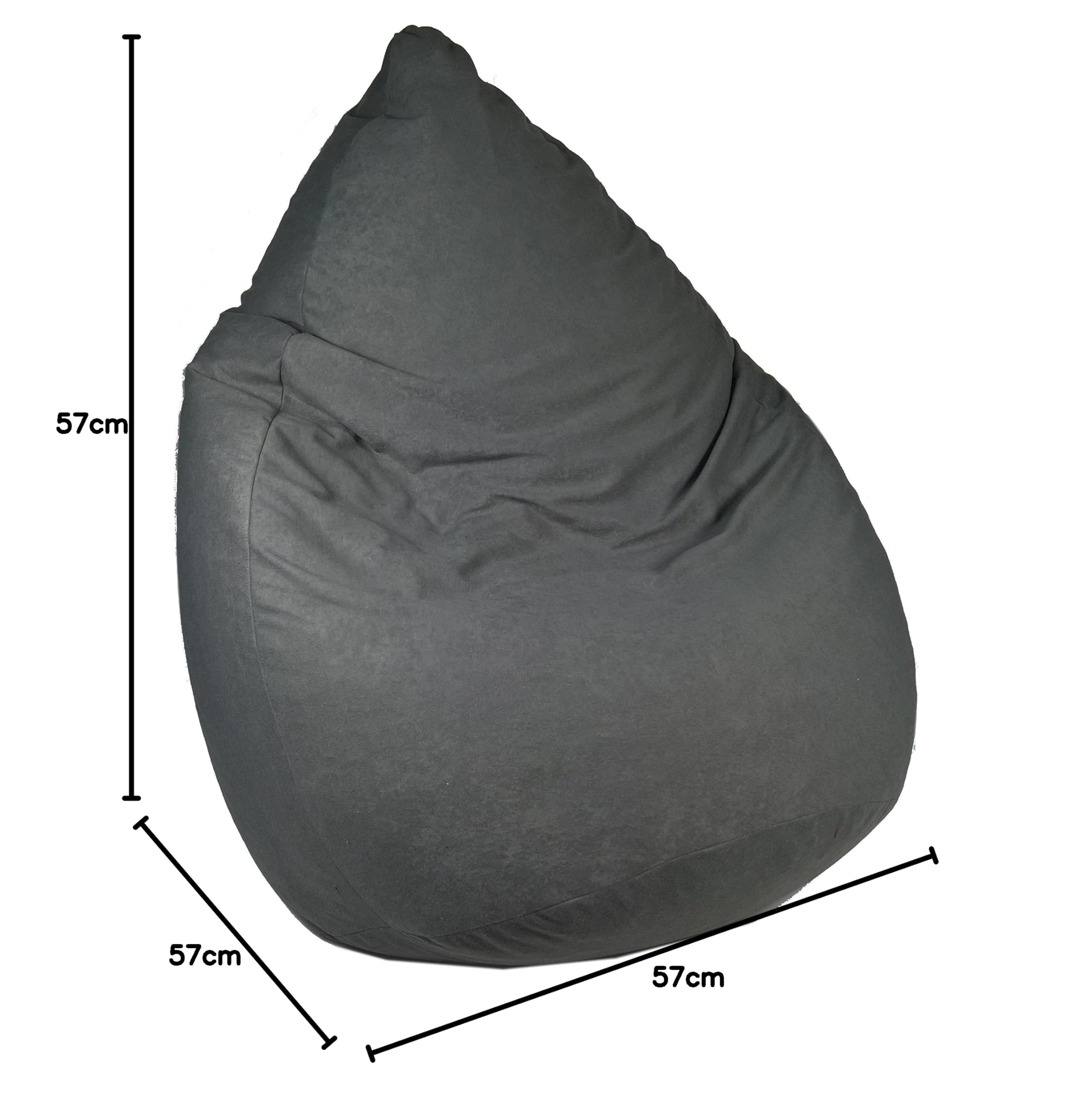Heunec 671140 Pouf Ameublement Fauteuil Gris 220 L