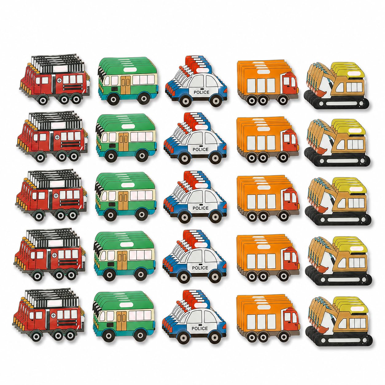 Birthday Popper 25 Pcs Vehicle Shaped Ziplock Standy Pouches as Birthday Return Gifts | Gift Bags for Kids | Reusable Sealable Food-Grade Gift Wraps for Picnics & Treats-image-13
