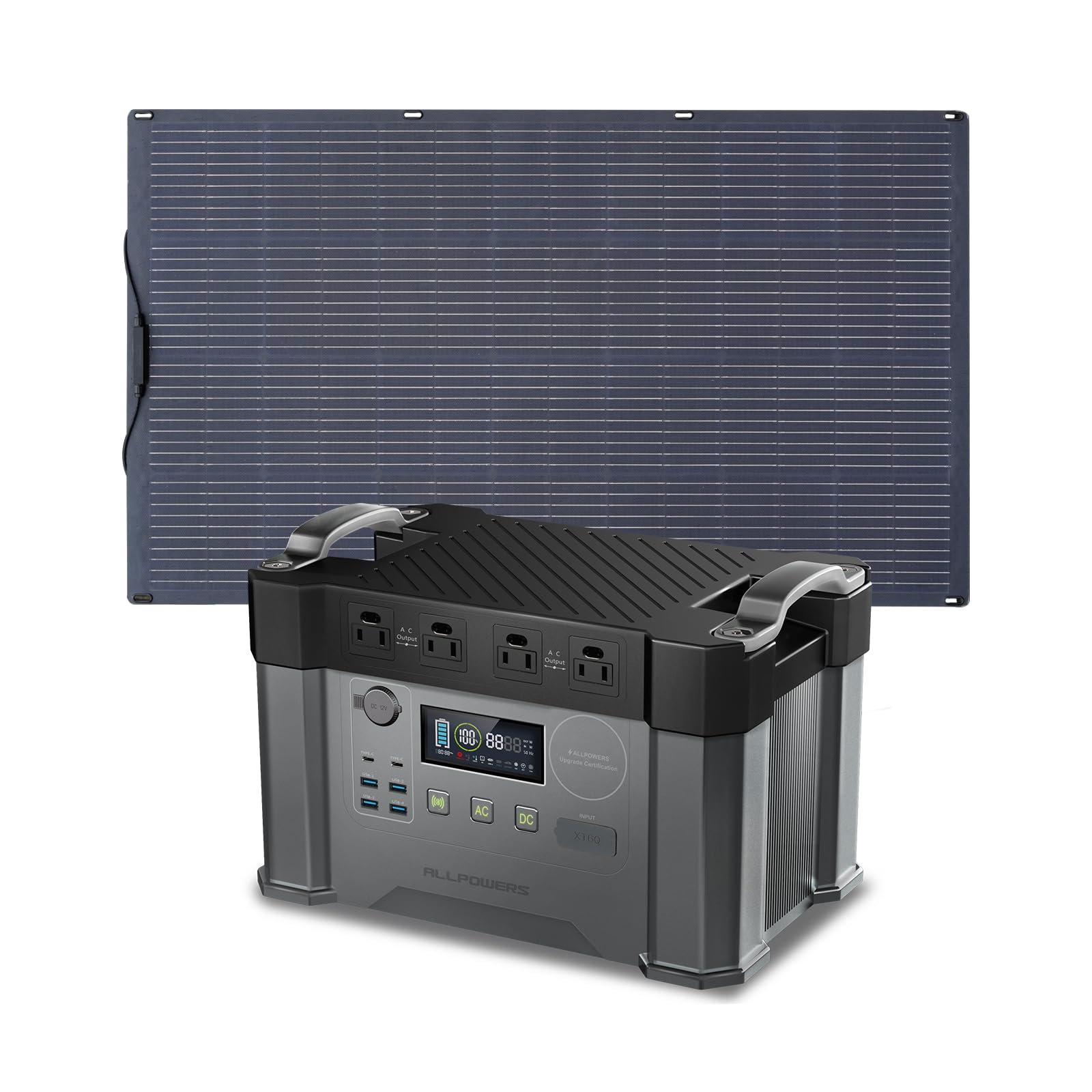 Amazon.co.jp: ALLPOWERS S2000+SF100 ポータブル電源 ソーラー