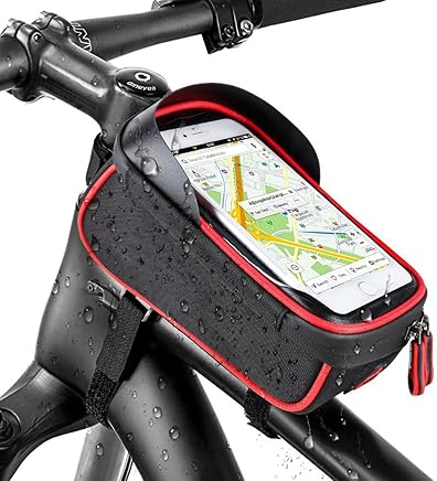 iRegro Bolsa Bicicleta Ciclismo Bicicleta Bici Manillar tel?fono Monte portabolsa con Visera, Conveniente para el tel?fono m?vil con tama?o de 4-5.5