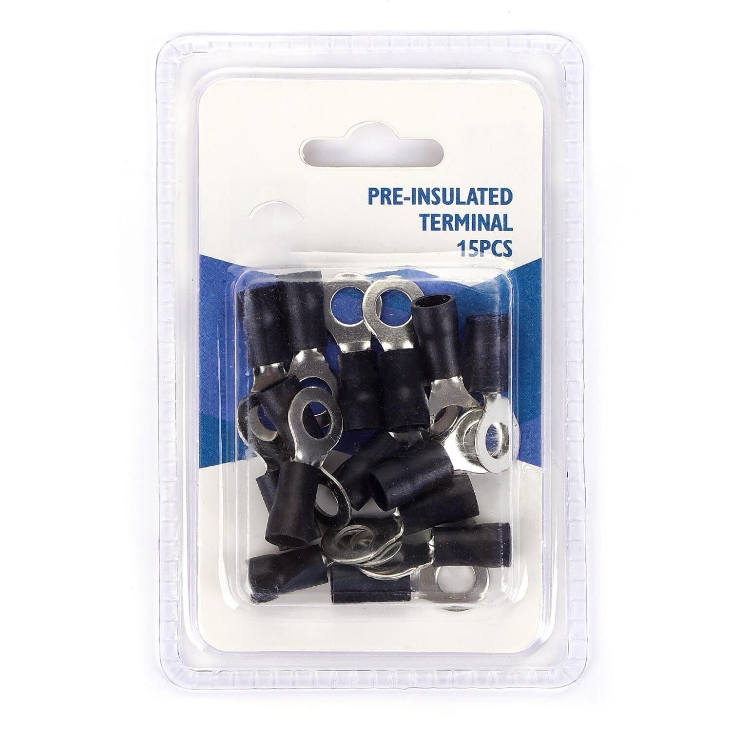 Pre-insulated terminal RV5.5-64 Black (15 pcs/blister)