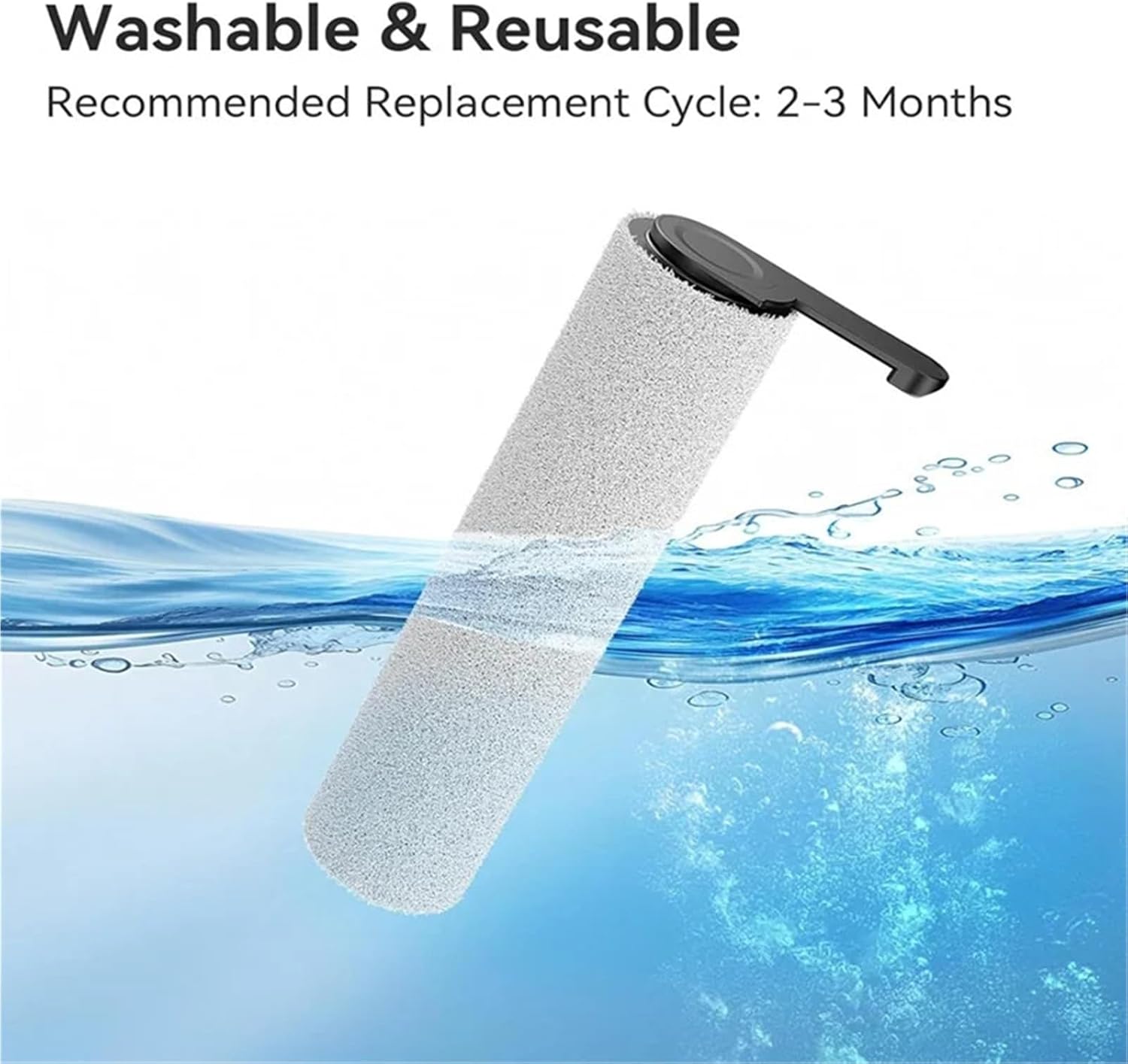 A76G Replacement Roller Brush & Filter Set Compatible for JONR ED12 Pro Max Cordless Wet Dry Vacuum Cleaner Accessory