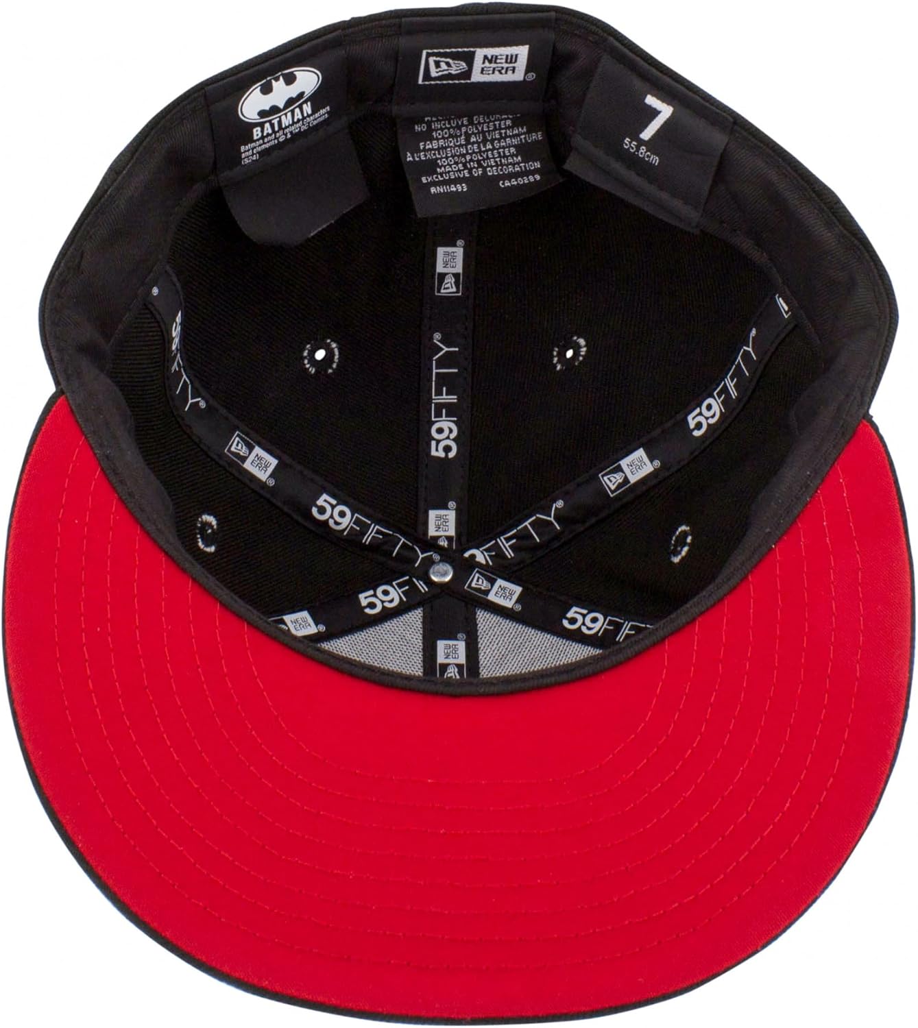 New Era Batman The Animated Series Logo 59Fifty Fitted Hat - Image 4