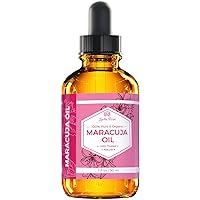 Vista 2 de Aceite de Petróleo por Leven Rose, aceite de semilla fruta de la pasión, 100 % orgánico y natural, humectante para cabello, piel y uñas, 1 oz
