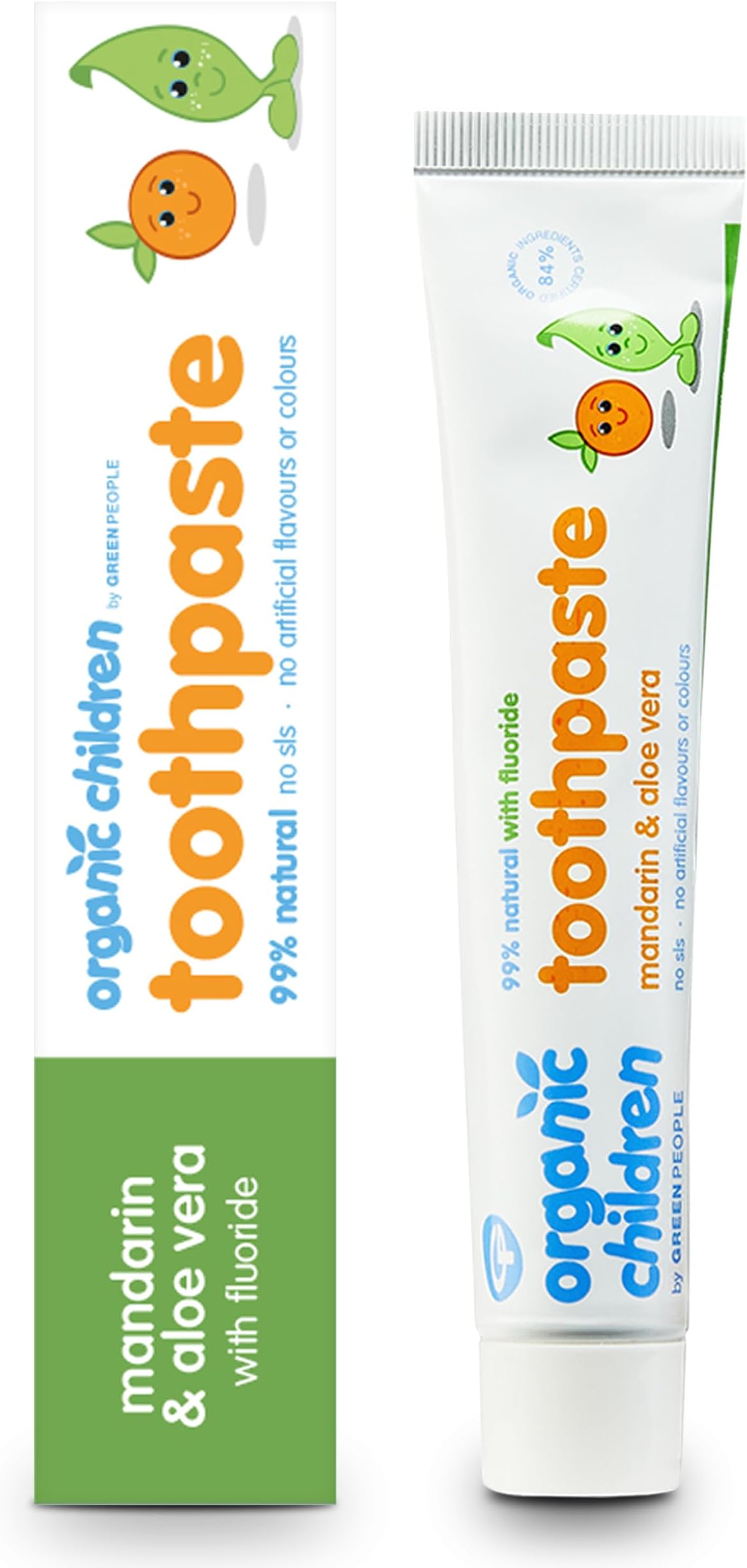 Organic Children Mandarin & Aloe Vera Fluoride, 50ml