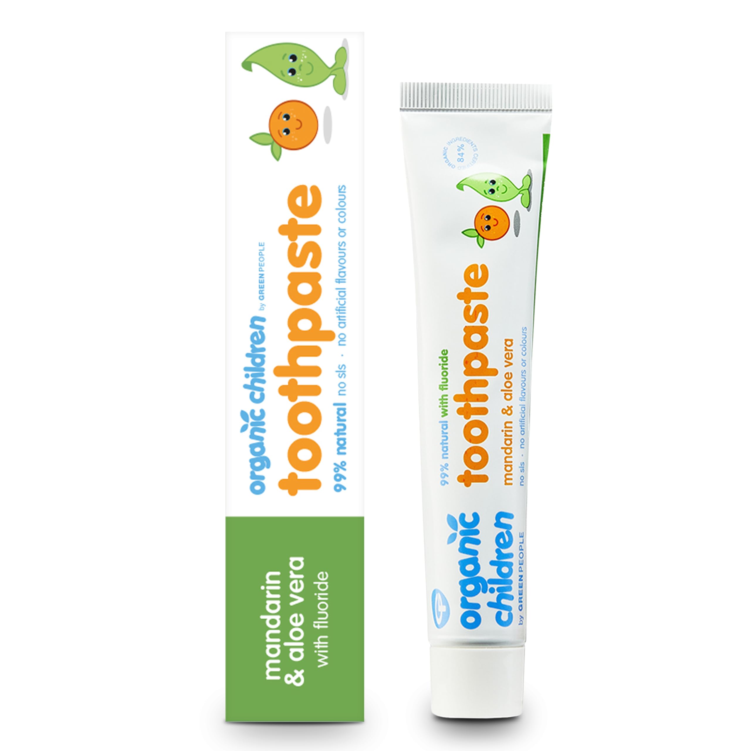 Green People Organic Children Mandarin & Aloe Vera Fluoride, 50ml
