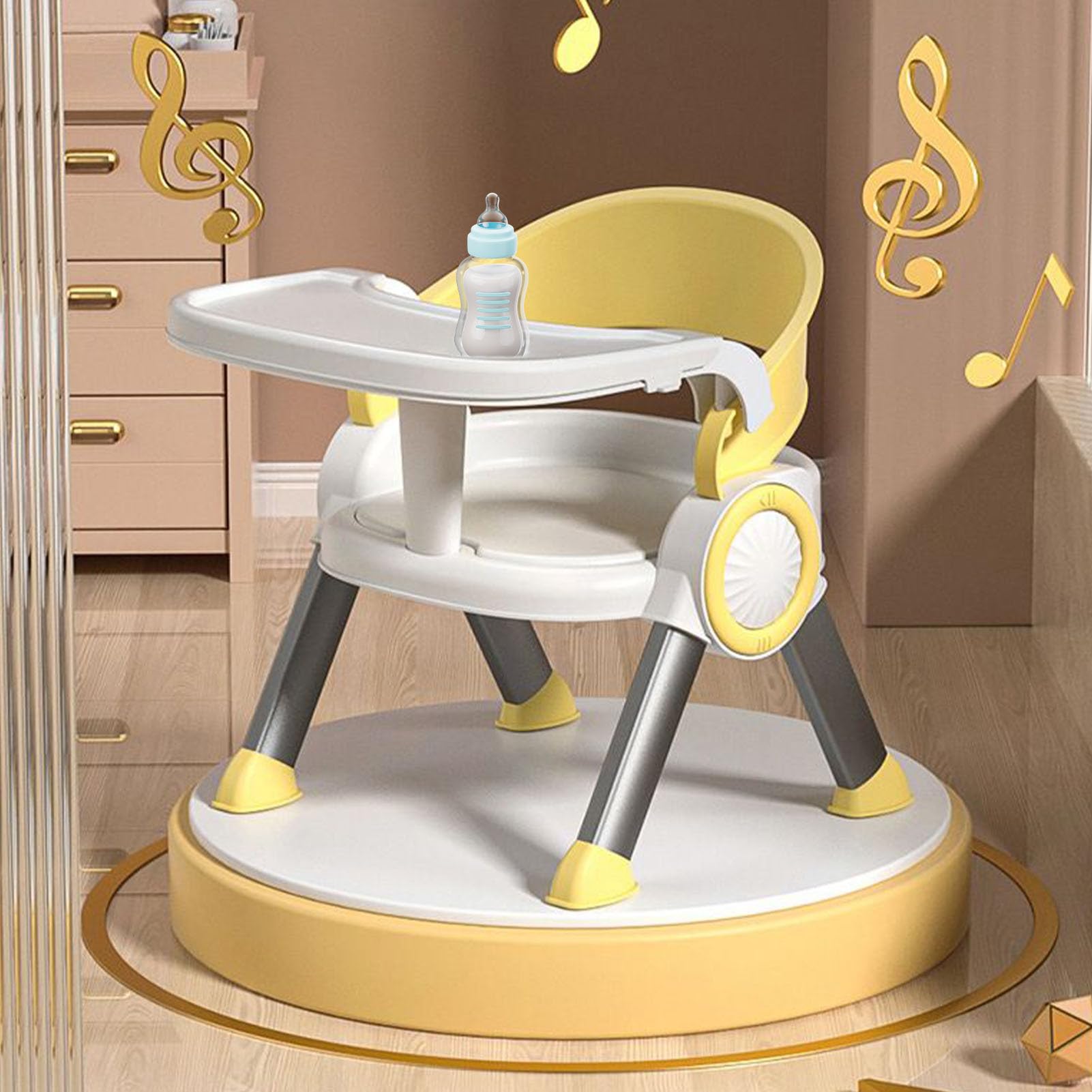 Chaise repas tout-petit Chaise de Sol Compacte et Légère, Siège d'Étude | Chaise Repas Bébé Tabouret Siège De Léger Pour , Pour Étudier, Jouer, Manger Et Activités, Tabouret Ludique Et