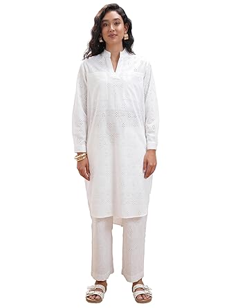 Vishudh Women's Kurta | Comfortable Ethnic Wear for Daily Use | Lightweight & Breathable Indian Top
