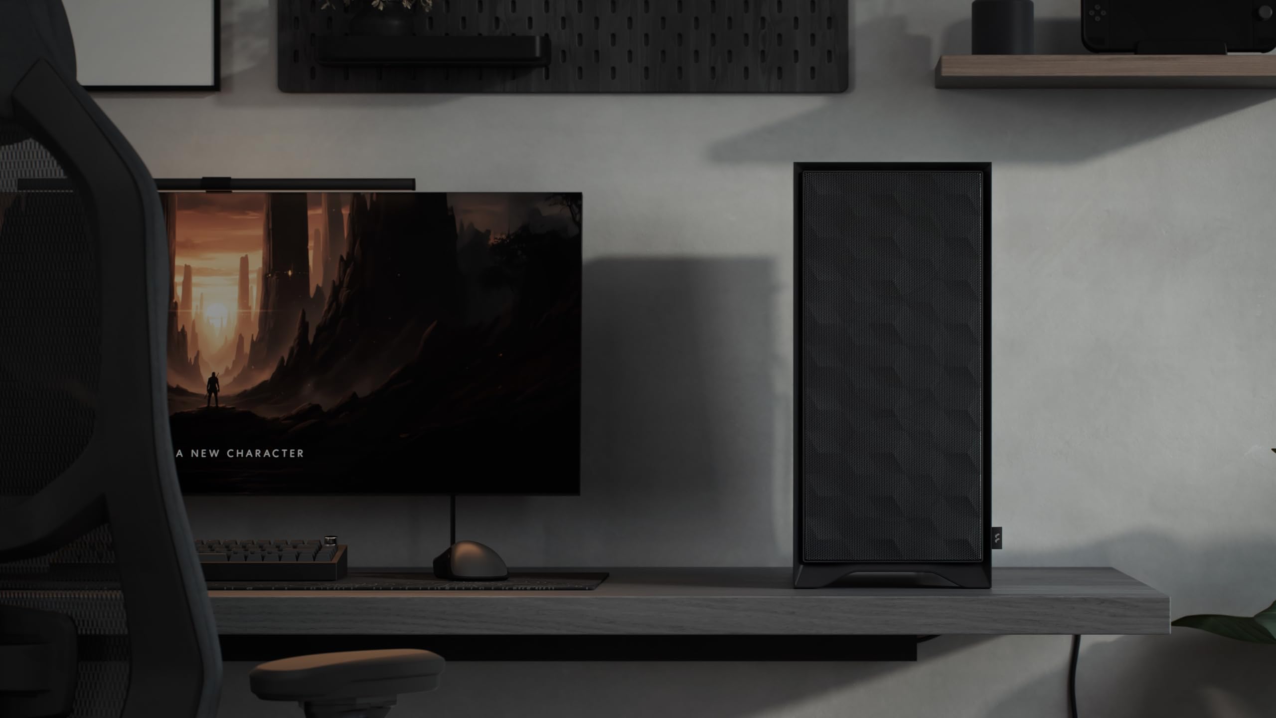 Fractal Design Pop 2 Air Black Solid – Caja de PC Gaming con Flujo de Aire de Alto Rendimiento – Panel Frontal de Malla – Tres Ventiladores de 120 mm incluidos – Interior Espacioso – ATX/mATX/ITX